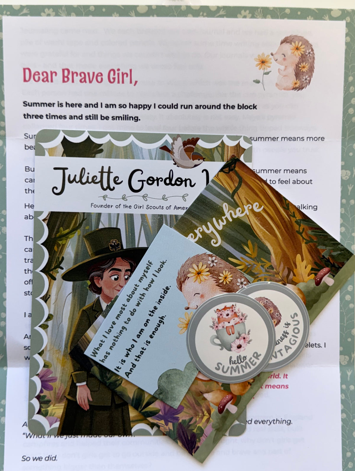 Juliette Gordon Low Letter: Resourcefulness